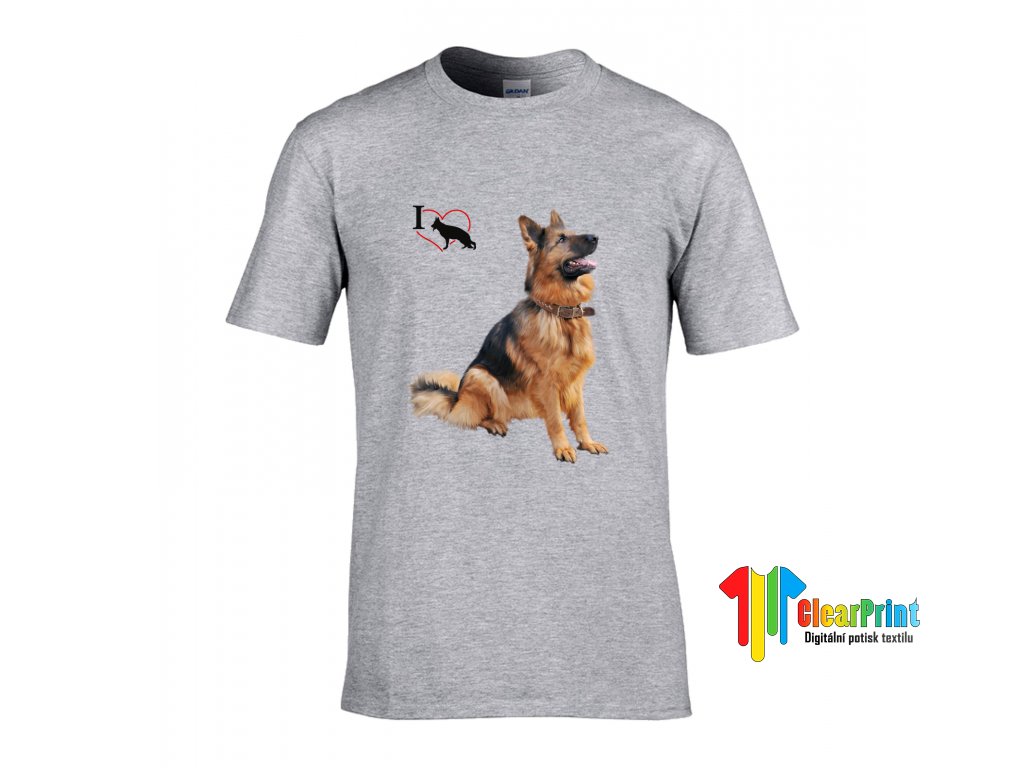 T-Shirt Ich liebe meinen Schäferhund