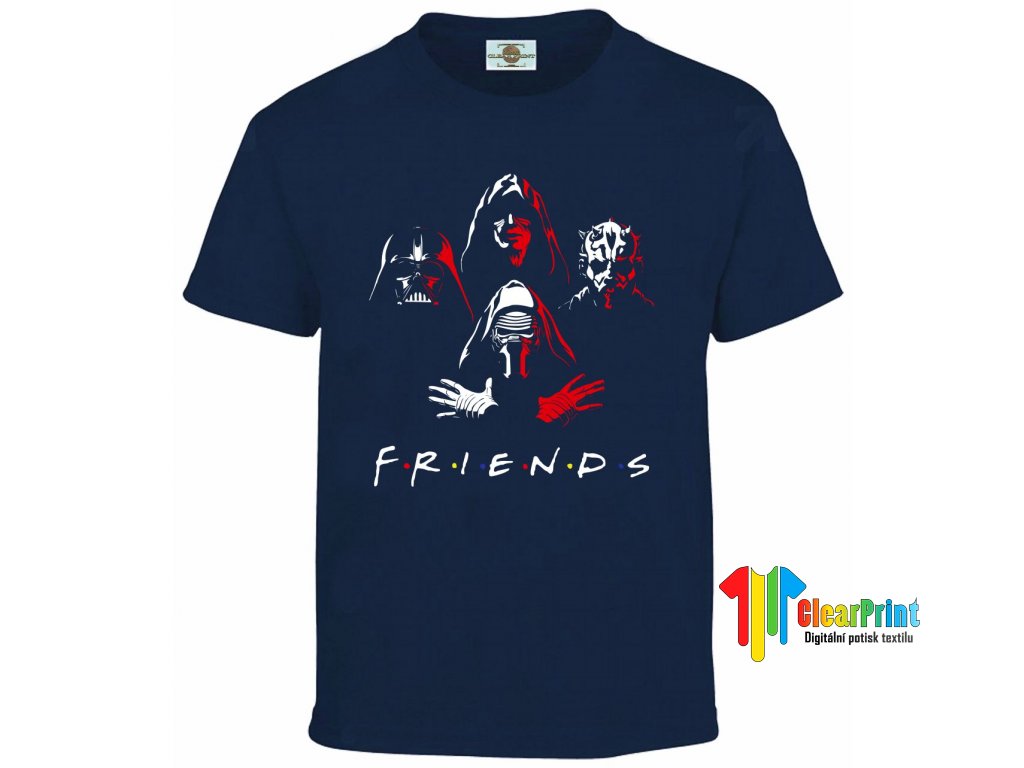 ClearPrint - T-Shirt Friends Wars Star |