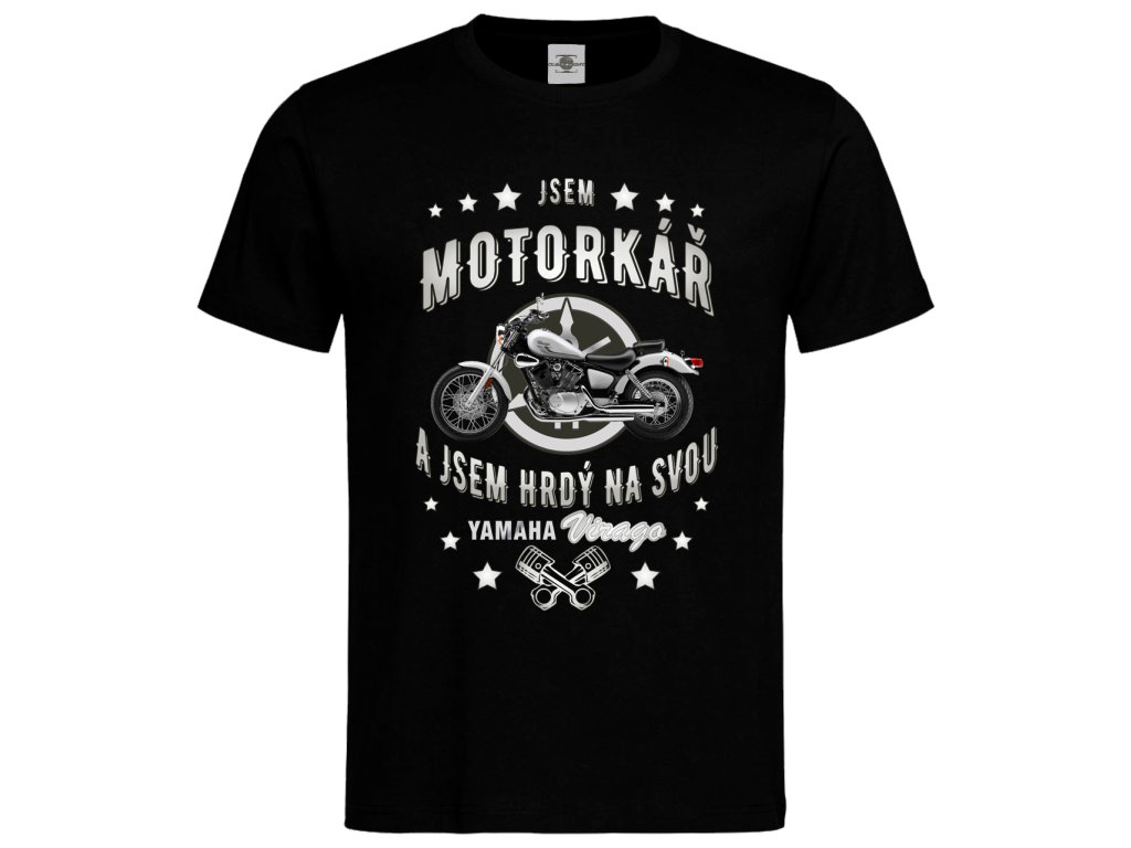 T shirt I m a biker Yamaha Virago ClearPrint