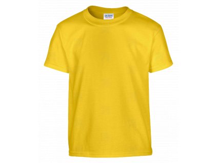 Koszulka dziecięca | Gildan Klasyczny krój Ciężki żółty