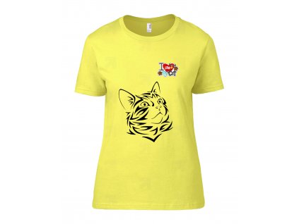 T-Shirt Ich liebe Katze