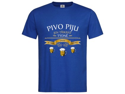 T-shirt I drink beer three times a week