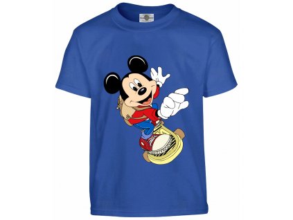 Tričko Mickey na skejtu