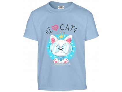 T-shirt I love cat
