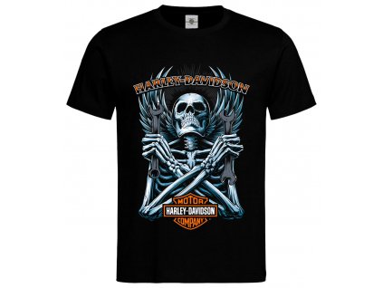 Harley Davidson Skull black