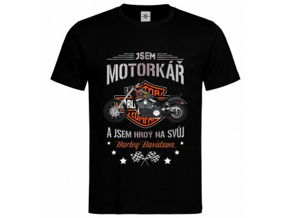 Jsem motorkář Harley Wide Glide black