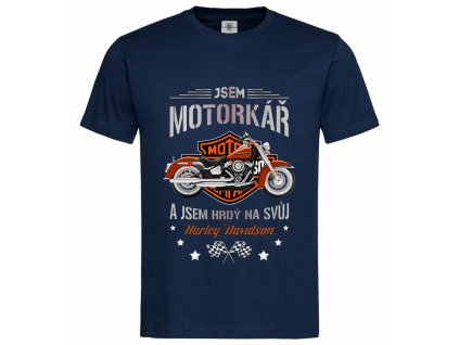 Jsem motorkář Harley Deluxe navy