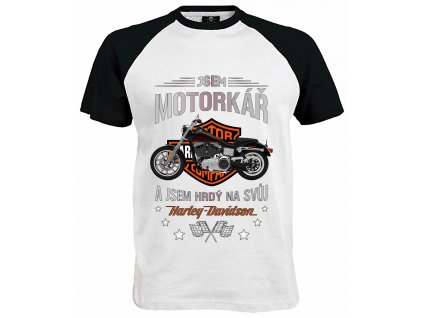 Jsem motorkář Harley Low Rider white black