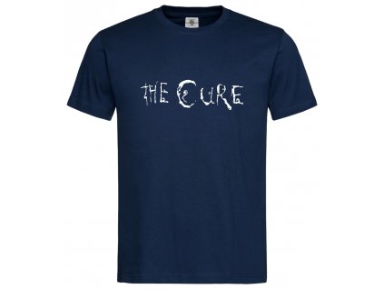 The Cure logo navy