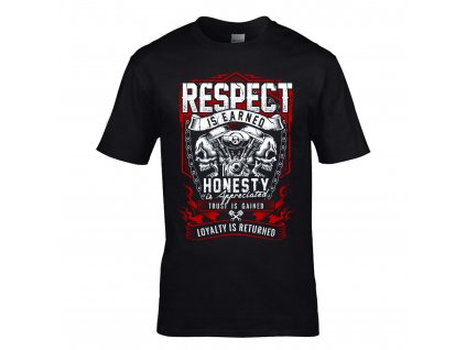 Koszulka „Na szacunek trzeba zasłużyć”.