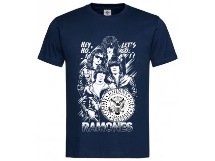 Ramones Hey, Ho Let's Go navy