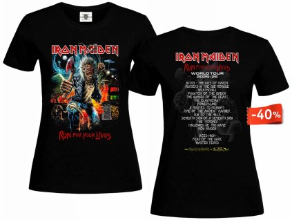 Iron Maiden Run for your lives 2025 26 black d