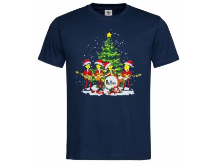 The Beatles Christmas navy