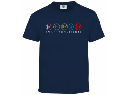 TwentyOnePilots logos navy k