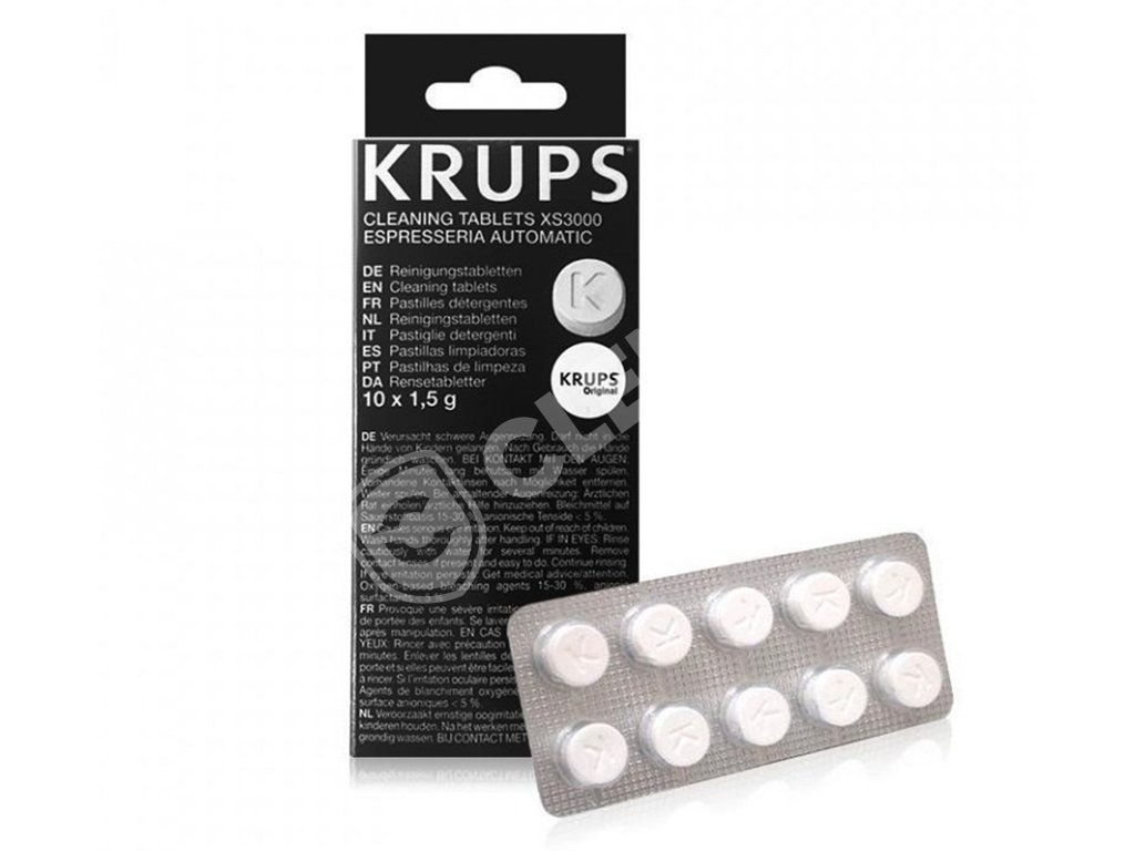Krups F08801, čístící tablety Krups xs3000