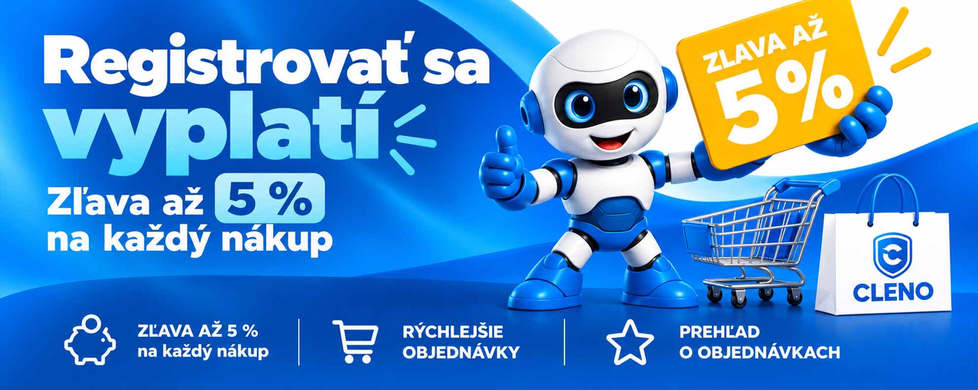 Registrácia sa oplatí – zľava až 5 %