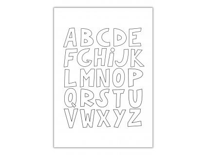 Abeceda linie - PDF plakát