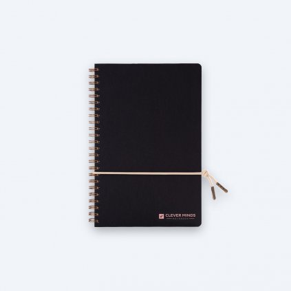 CLEVER MINDS PROJEKTOVY NOTES Zapisnik pro evidenci a rizeni projektu cerny 1