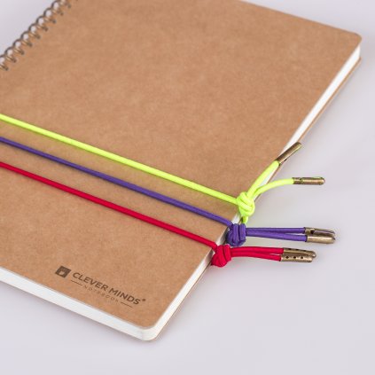 clever minds notebook gumicky L XL cervena zelena modra gumicka 1