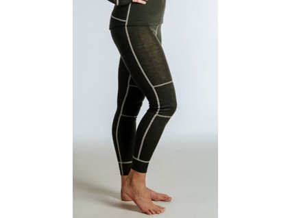 Khaki kalhoty merino dámské