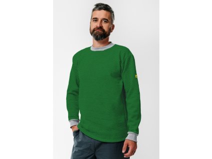 mikinove tricko spredu muz green