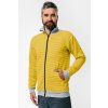 mikina na zips spredu muz yellow