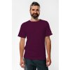 tricko krátky rukav spredu muz plum