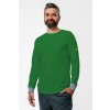 tricko dlhy rukav spredu muz green