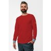 tricko dlhy rukav spredu muz red