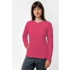 tricko dlhy rukav spredu zena pink
