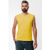 tricko bez rukavov spredu muz yellow