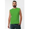tricko bez rukavov s vreckom spredu muz lime