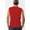 tricko bez rukavov zozadu muz red