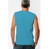 tricko bez rukavov zozadu muz turqouise