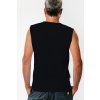 tricko bez rukavov zozadu muz black