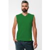 tricko bez rukavov spredu muz green