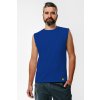 tricko bez rukavov s vreckom spredu muz royal blue