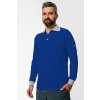 muz polo dlhy rukav royal blue