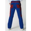 dlhe nohavice back muz royal blue and red