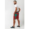 kratke nohavice back muz red and green