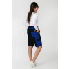 kratke nohavce zena balck and royal blue