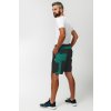 kratke nohavice back muz graphite and green
