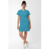saty kratky rukav spredu turqouise