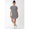 saty kratky rukav spredu grey