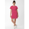 saty kratky rukav spredu pink
