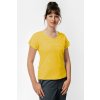 tricko kratky rukav spredu zena yellow