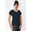tricko kratky rukav spredu zena dark blue