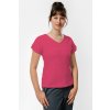 tricko kratky rukav spredu zena pink