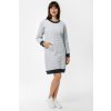 ESD201FLK-O Mikinové šaty s výstřihem do O