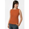 tricko bez rukavov vpredu zena orange
